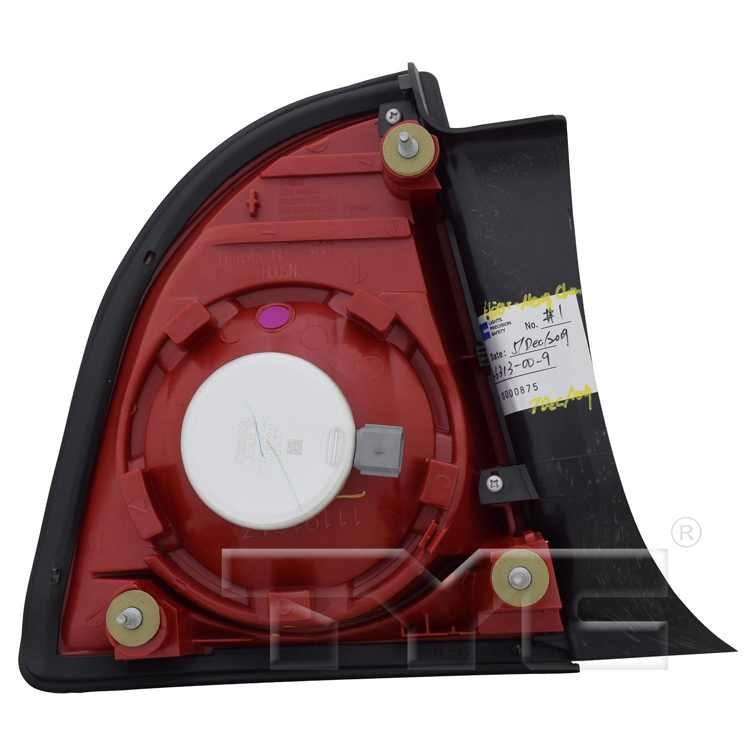 TYC 116313009 - Tail Light Assembly TYC 116313009 Tail Light Assembly product image 2 of 6