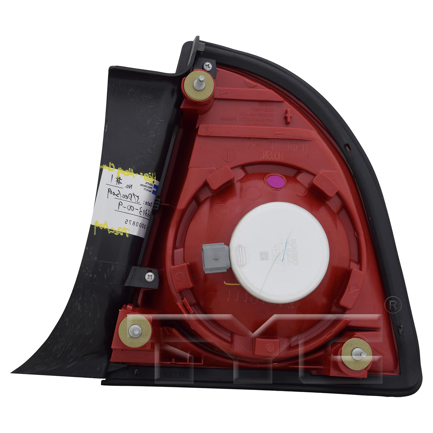 TYC 116314009 - Tail Light Assembly TYC 116314009 Tail Light Assembly product image 2 of 6