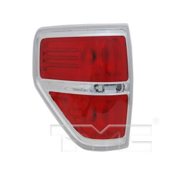 2010 Ford F-150 Tail Light Assembly Left TYC 11631601 image 2 of 2