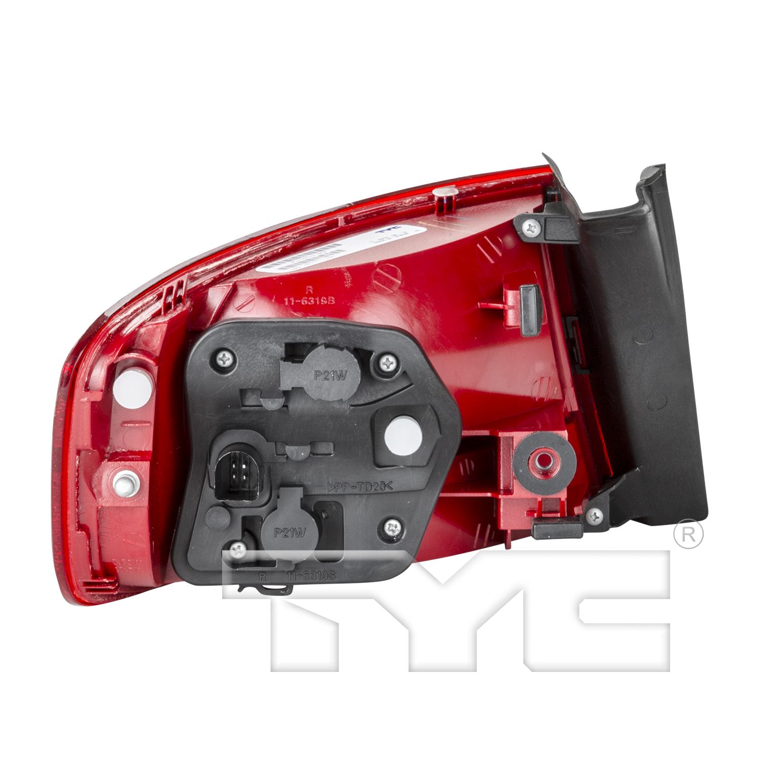 TYC 11631900 Tail Light Assembly product image 2 of 6