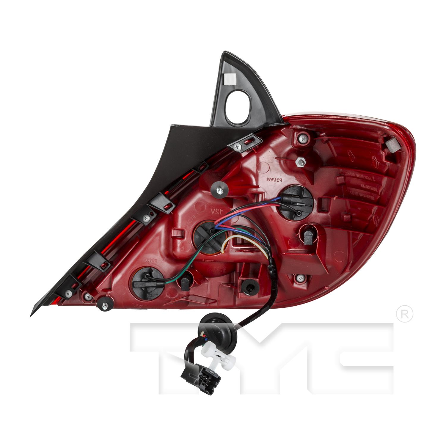 TYC 11632200 Tail Light Assembly product image 2 of 6