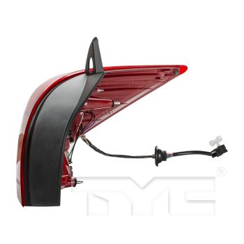 2007 Nissan Versa Tail Light Assembly Left TYC 11632200 image 4 of 4