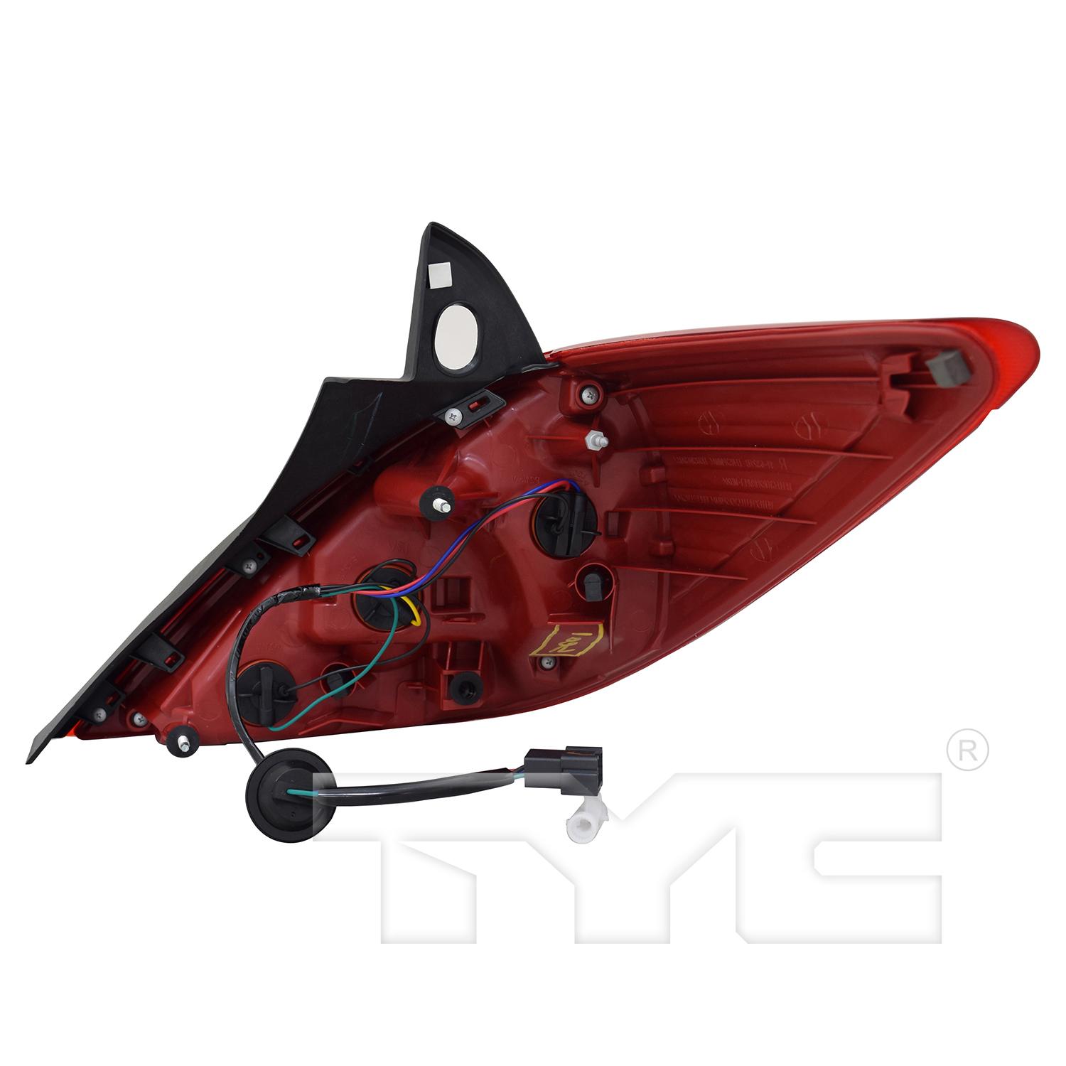 TYC 116322009 Tail Light Assembly product image 2 of 6
