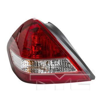 2011 Nissan Versa Tail Light Assembly Left TYC 11632400 image 3 of 4