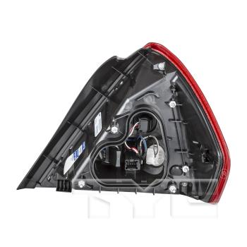 2011 Nissan Versa Tail Light Assembly Left TYC 11632400 image 4 of 4