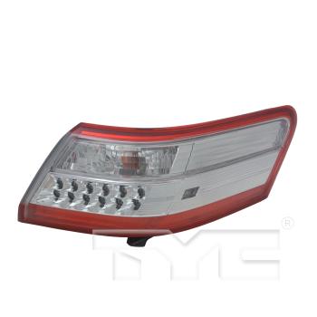 2011 Toyota Camry Tail Light Assembly Right Outer TYC 11632990 image 2 of 3