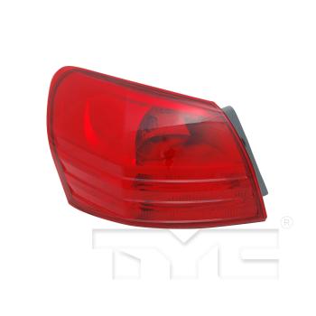 2015 Nissan Rogue Select Tail Light Assembly Left Outer TYC 11633600 image 3 of 4