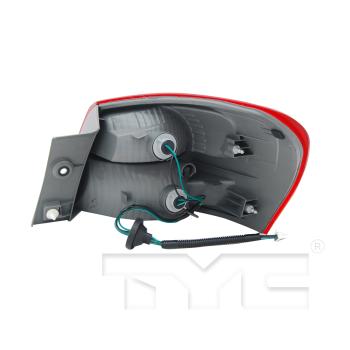 2015 Nissan Rogue Select Tail Light Assembly Left Outer TYC 11633600 image 4 of 4