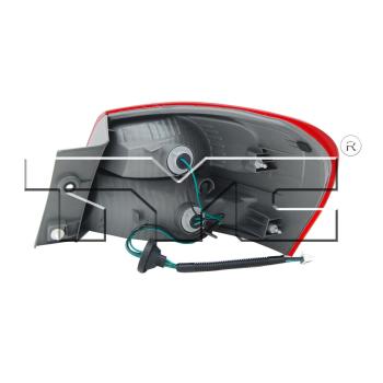 2015 Nissan Rogue Select Tail Light Assembly Left Outer TYC 116336009 image 1 of 2