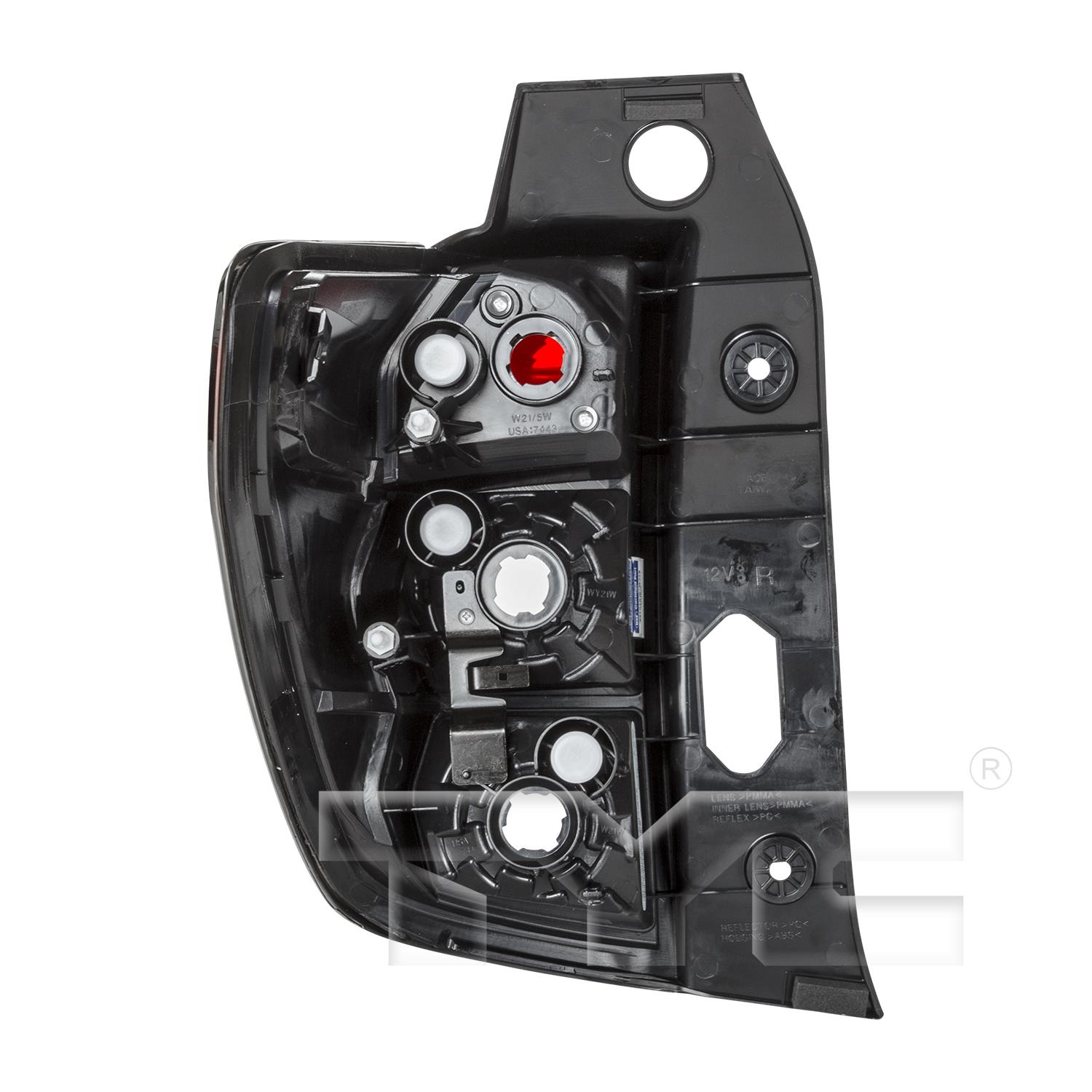 TYC 11633701 Tail Light Assembly product image 2 of 6