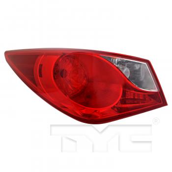 2012 Hyundai Sonata Tail Light Assembly Left Outer TYC 11634800 image 1 of 4