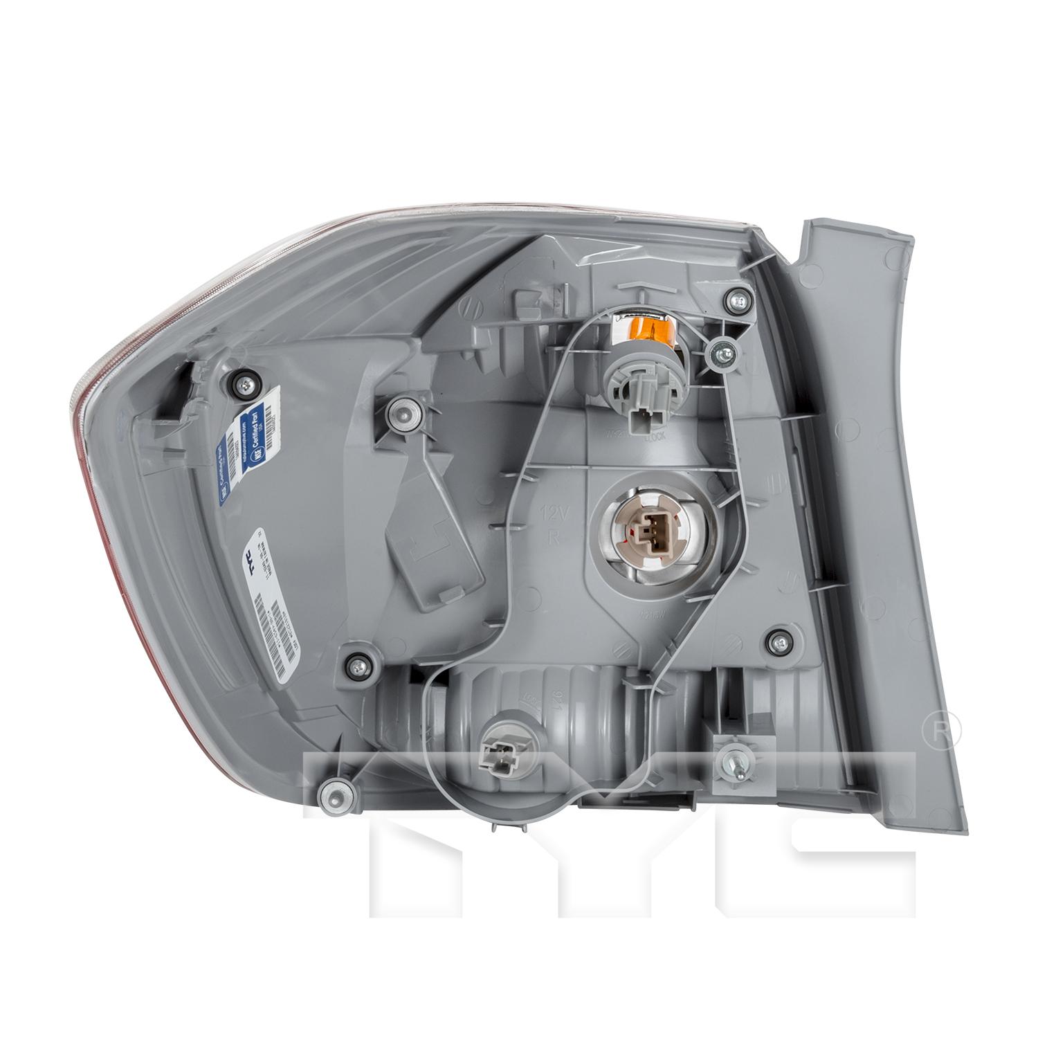 TYC 11634900 - Tail Light Assembly TYC 11634900 Tail Light Assembly product image 2 of 6