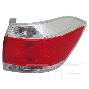 2012 Toyota Highlander Tail Light Assembly Right TYC 116349009 image 4 of 4