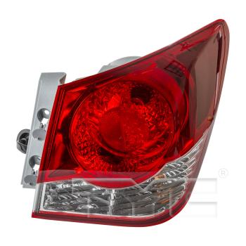 2012 Chevrolet Cruze Tail Light Assembly Right Outer TYC 11635700 image 4 of 4