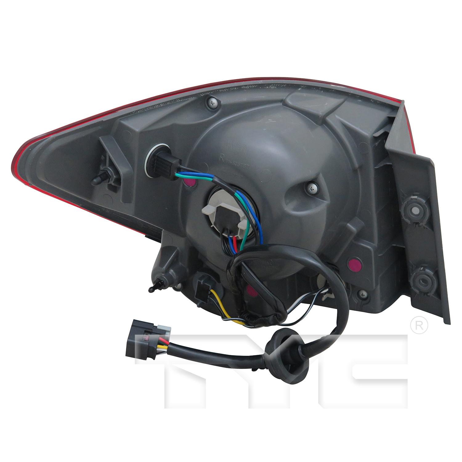 TYC 116357009 Tail Light Assembly product image 2 of 6