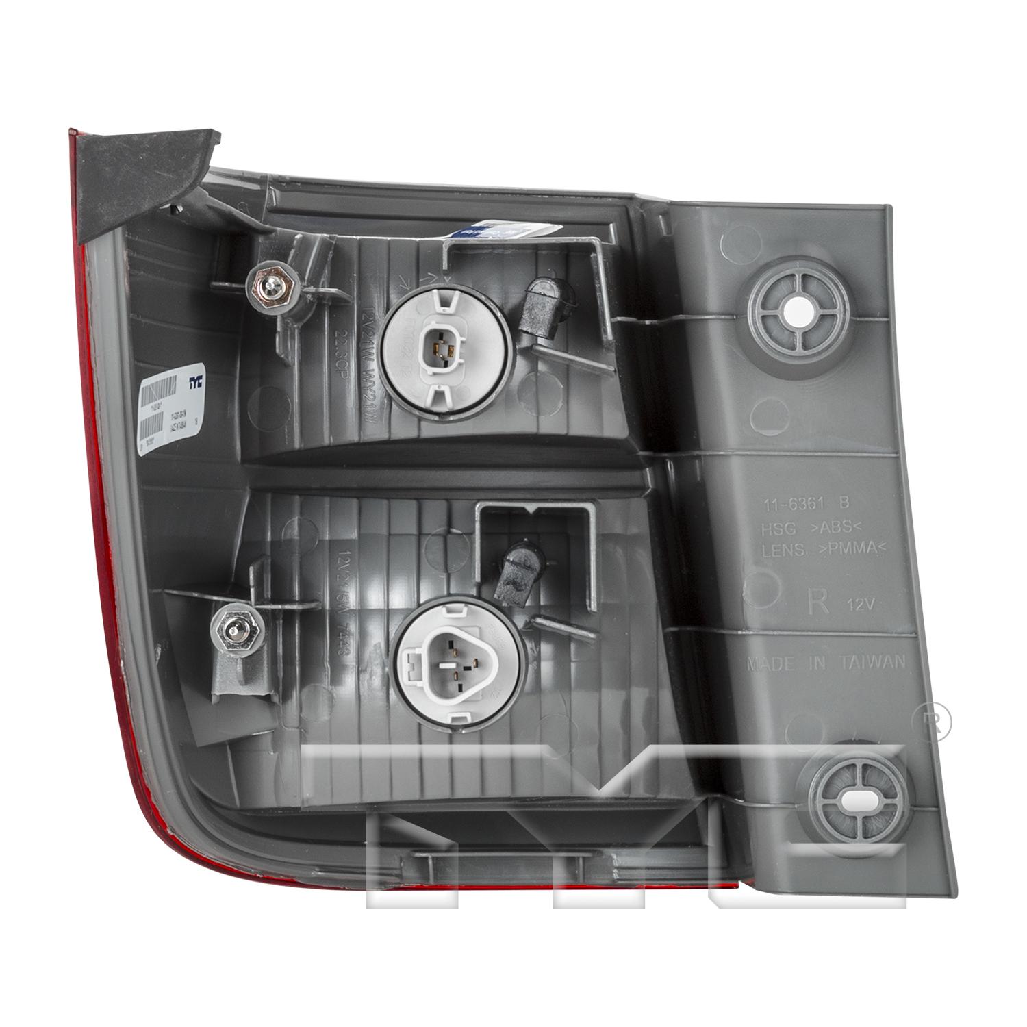 TYC 116361009 - Tail Light Assembly TYC 116361009 Tail Light Assembly product image 2 of 6