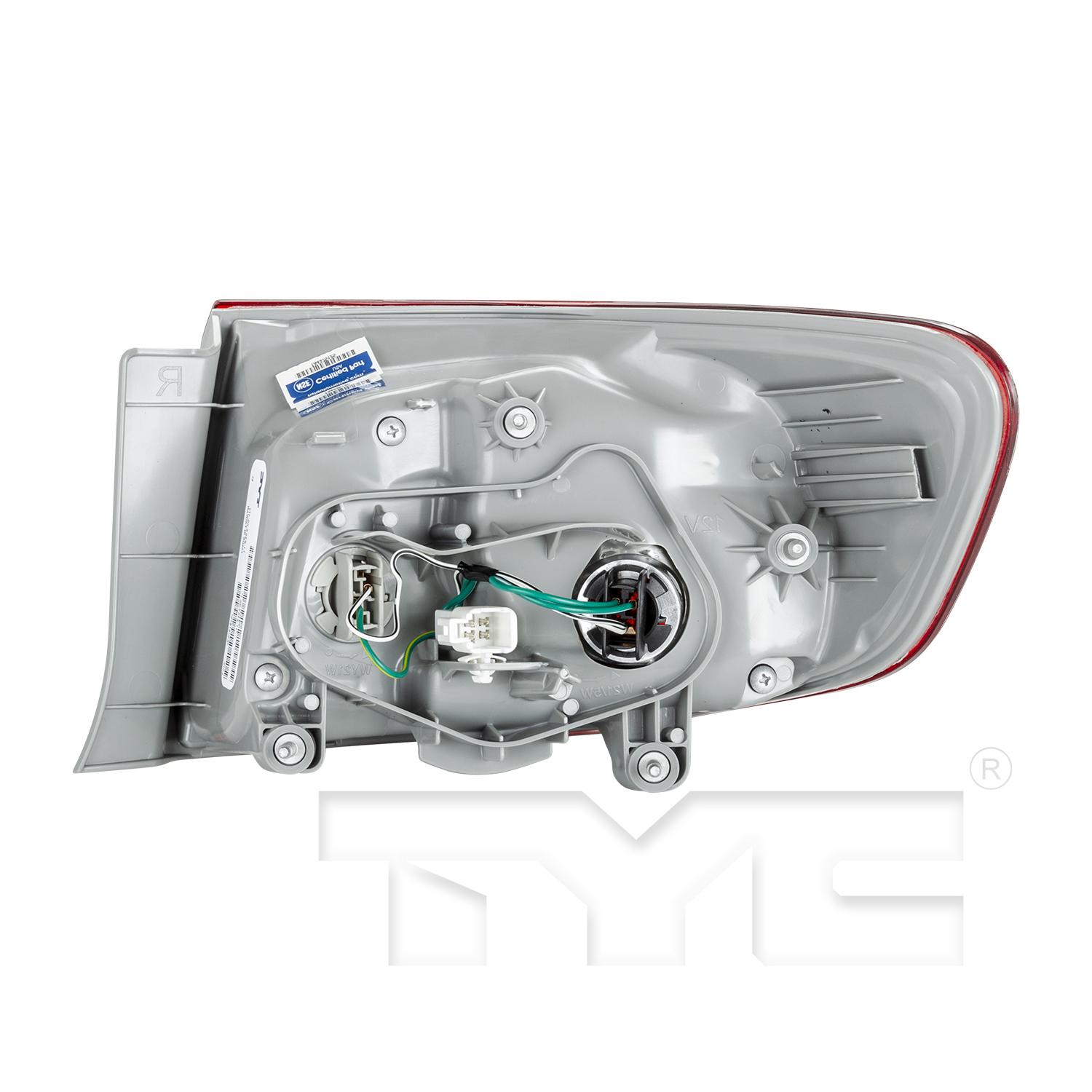 TYC 11636400 - Tail Light Assembly TYC 11636400 Tail Light Assembly product image 2 of 6