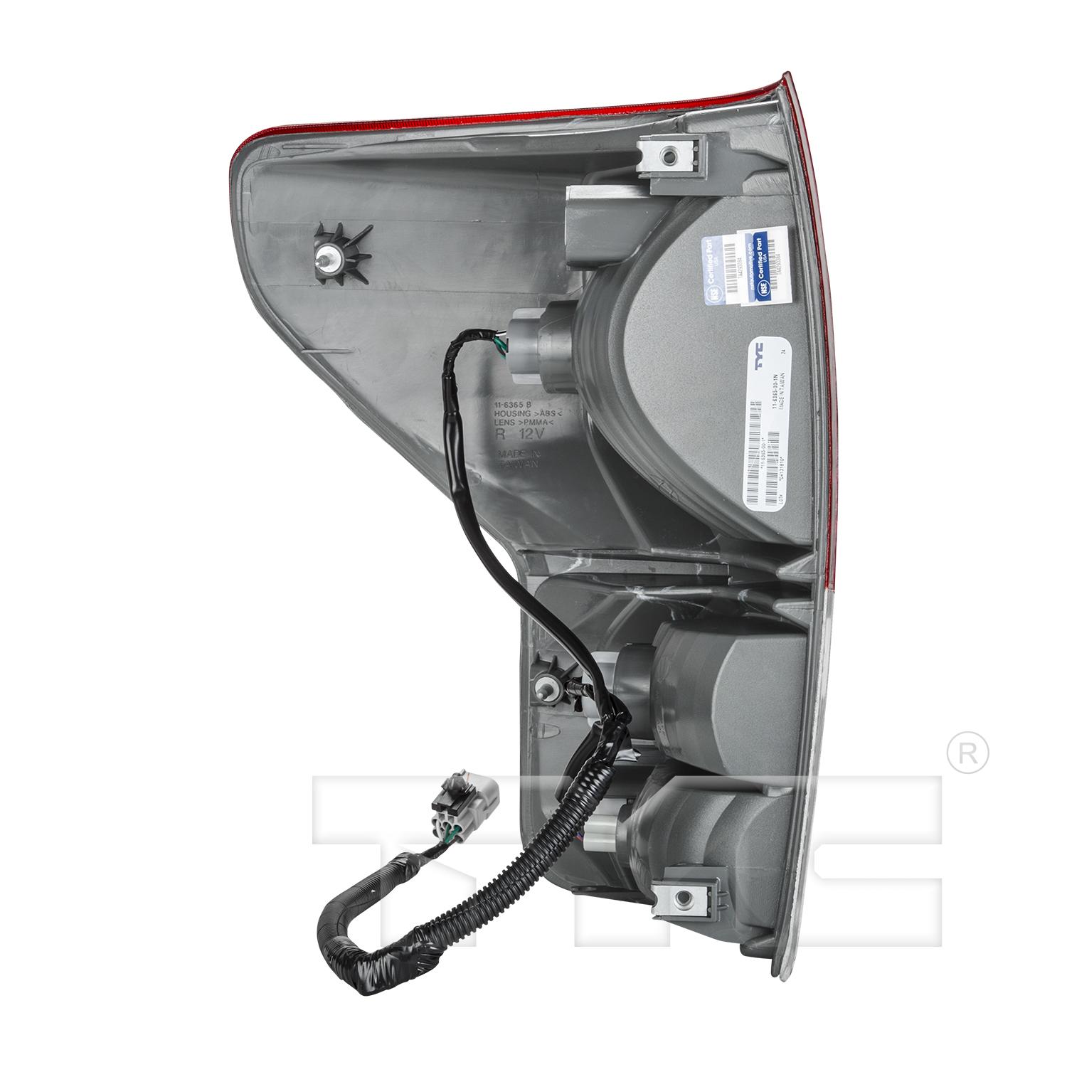 TYC 11636500 - Tail Light Assembly TYC 11636500 Tail Light Assembly product image 7 of 12