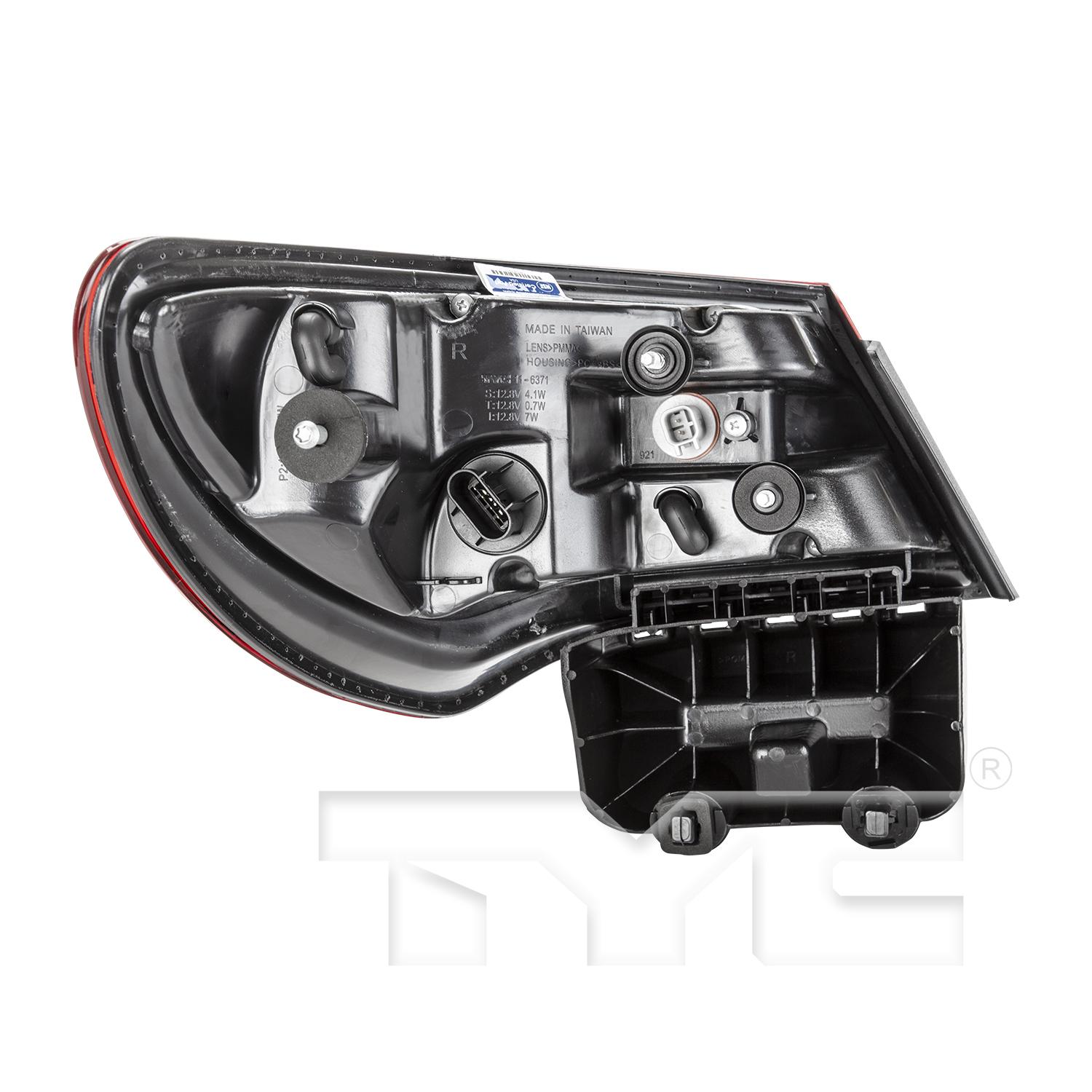 TYC 11637100 - Tail Light Assembly TYC 11637100 Tail Light Assembly product image 2 of 6