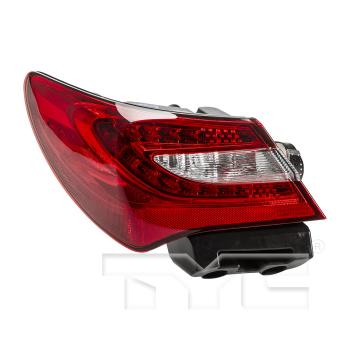 2014 Chrysler 200 Tail Light Assembly Left TYC 11637200 image 1 of 4