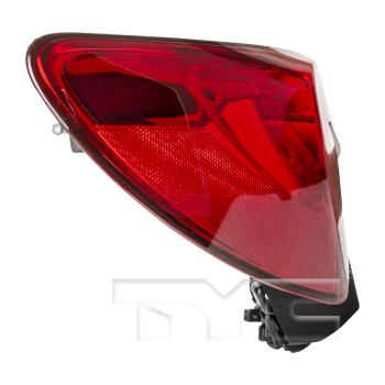 2014 Chrysler 200 Tail Light Assembly Left TYC 11637200 image 3 of 4