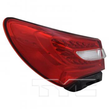 2014 Chrysler 200 Tail Light Assembly Left TYC 116372009 image 4 of 4