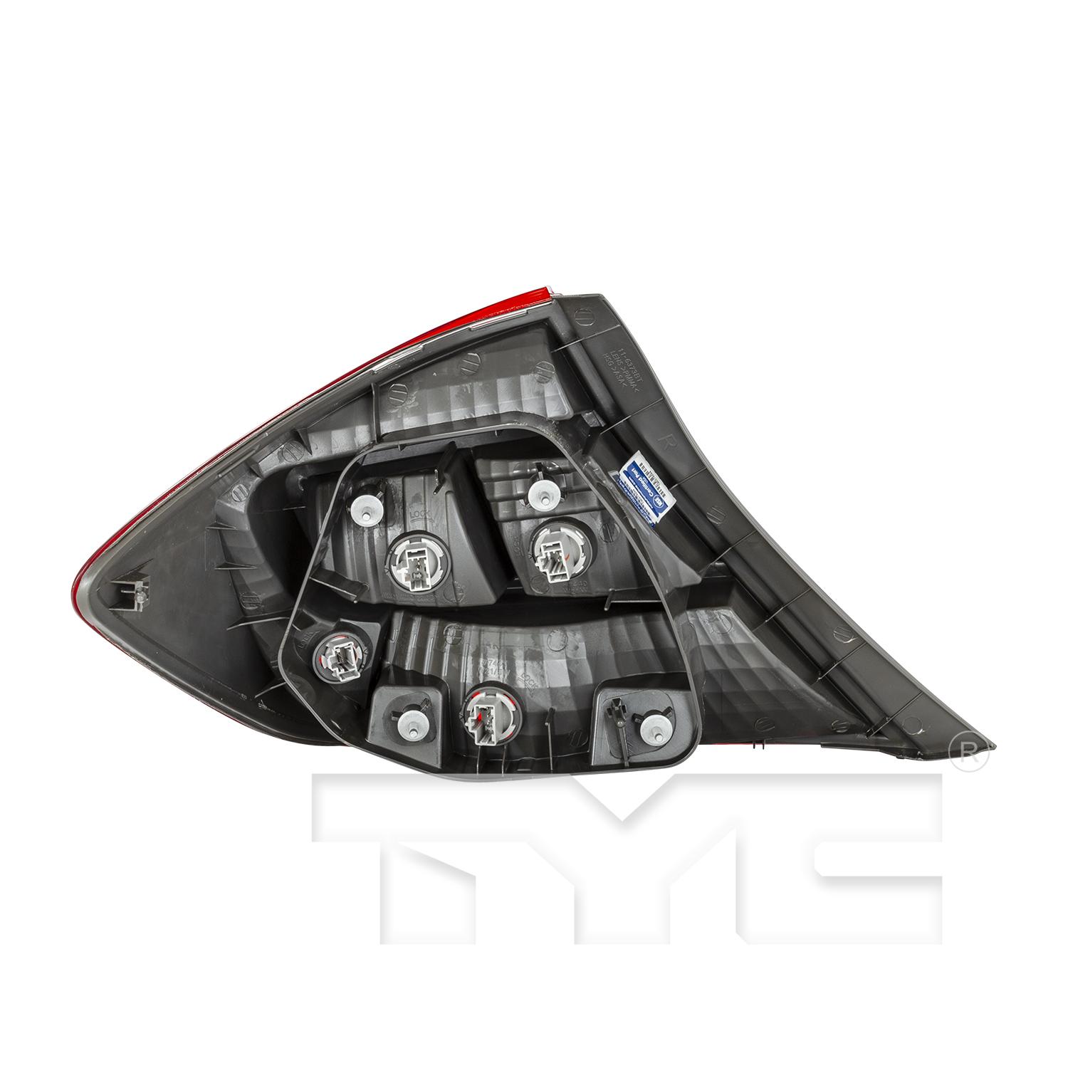 TYC 11637300 Tail Light Assembly product image 2 of 6