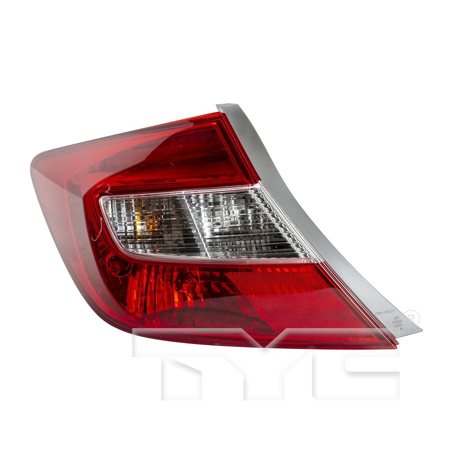 TYC 11637400 Tail Light Assembly product image 1 of 6