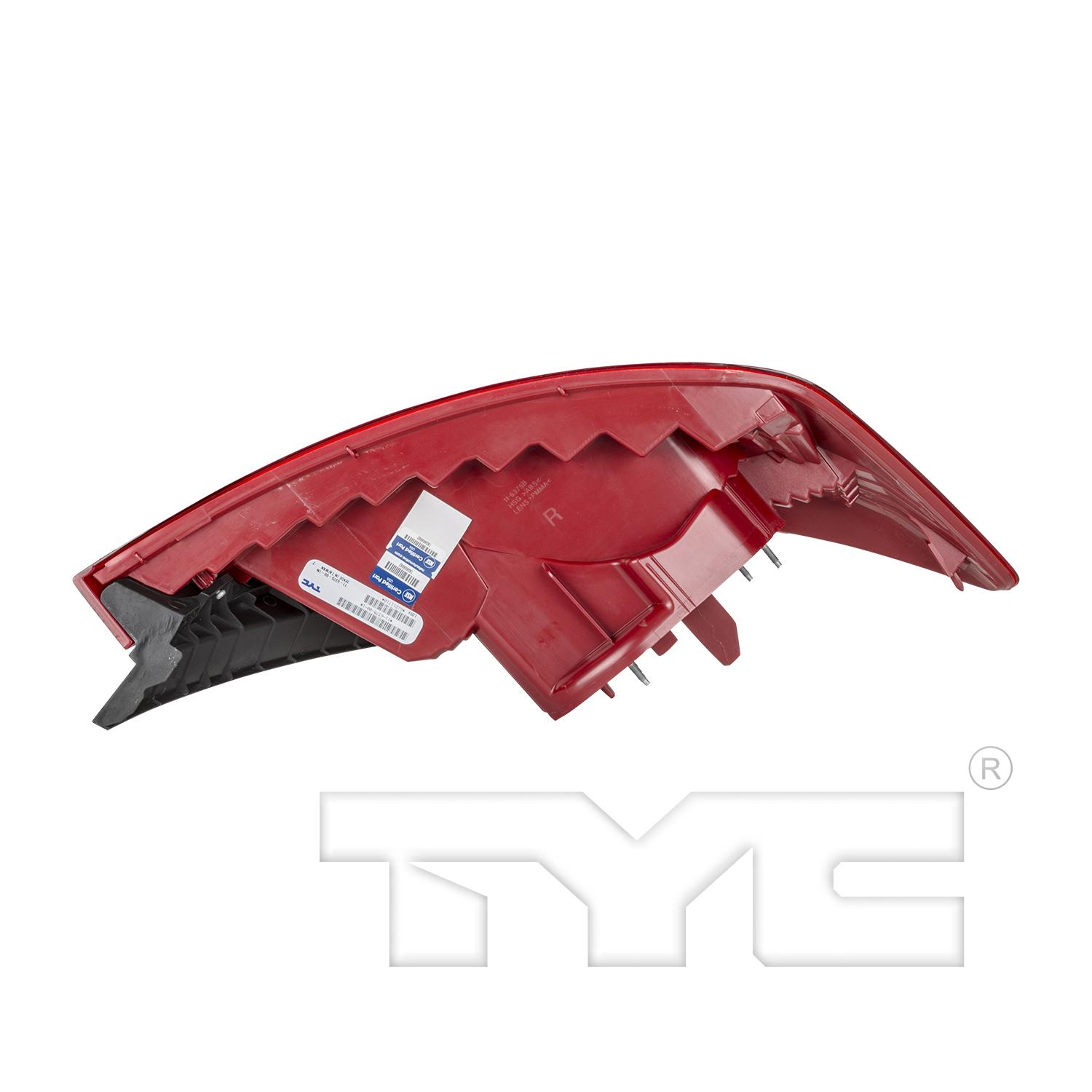 TYC 116375001 Tail Light Assembly product image 6 of 6
