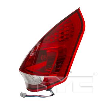 2013 Ford Fiesta Tail Light Assembly Right TYC 11638100 image 3 of 4