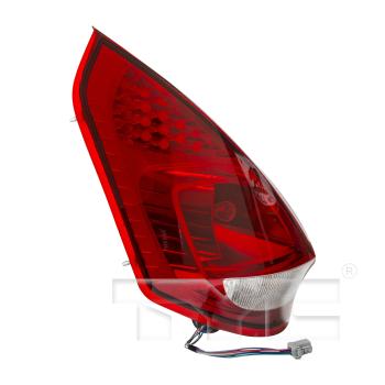 2013 Ford Fiesta Tail Light Assembly Left TYC 11638200 image 3 of 4