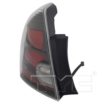 2011 Nissan Sentra Tail Light Assembly Left TYC 11638890 image 3 of 4