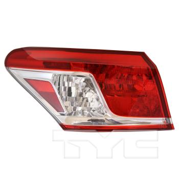 2012 Lexus ES350 Tail Light Assembly Left Outer TYC 11639201 image 3 of 4