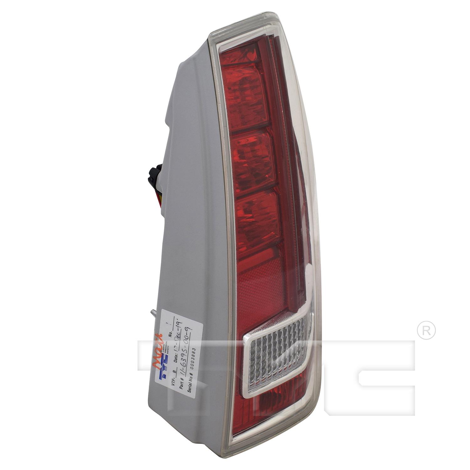 TYC 116395009 - Tail Light Assembly TYC 116395009 Tail Light Assembly product image 3 of 6