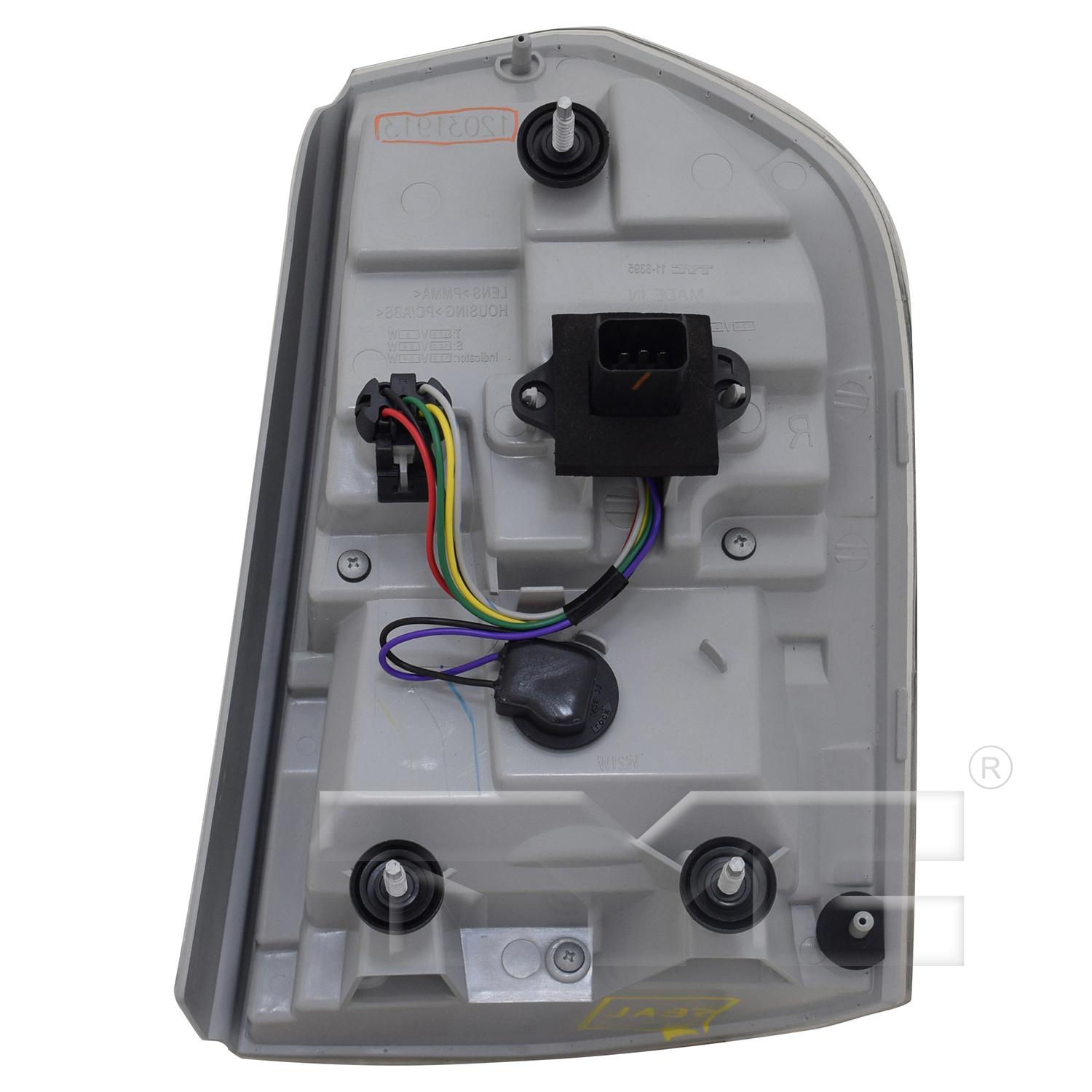 TYC 116396009 - Tail Light Assembly TYC 116396009 Tail Light Assembly product image 2 of 6