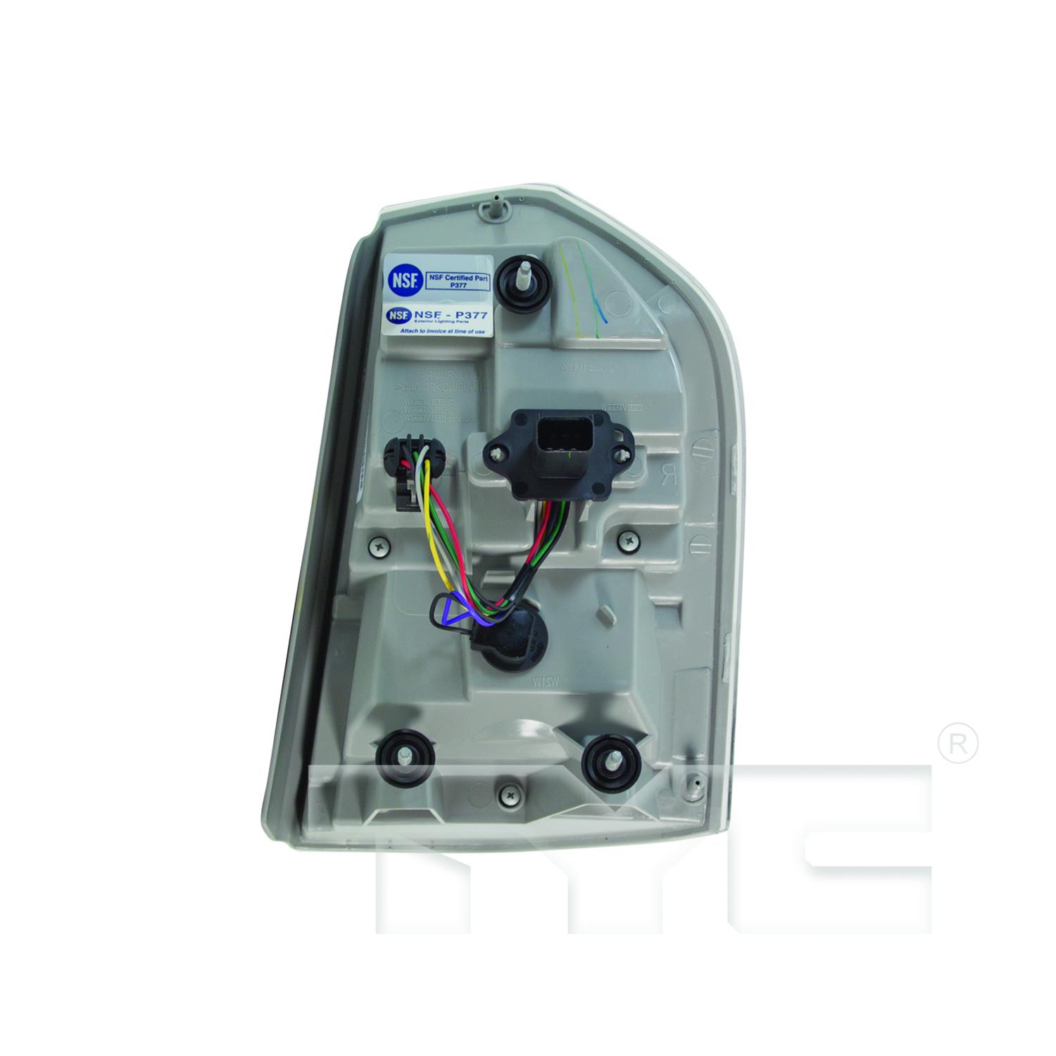 TYC 11639680 - Tail Light Assembly TYC 11639680 Tail Light Assembly product image 2 of 6