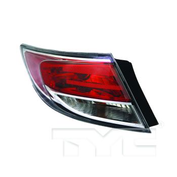 2010 Mazda 6 Tail Light Assembly Left Outer TYC 116408009 image 2 of 3
