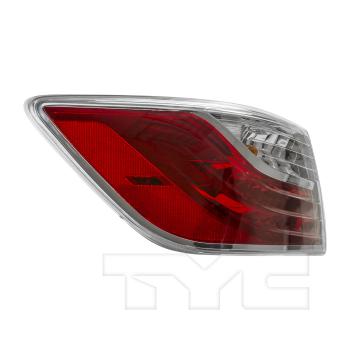 2011 Mazda CX-9 Tail Light Assembly Left Outer TYC 11642200 image 3 of 4