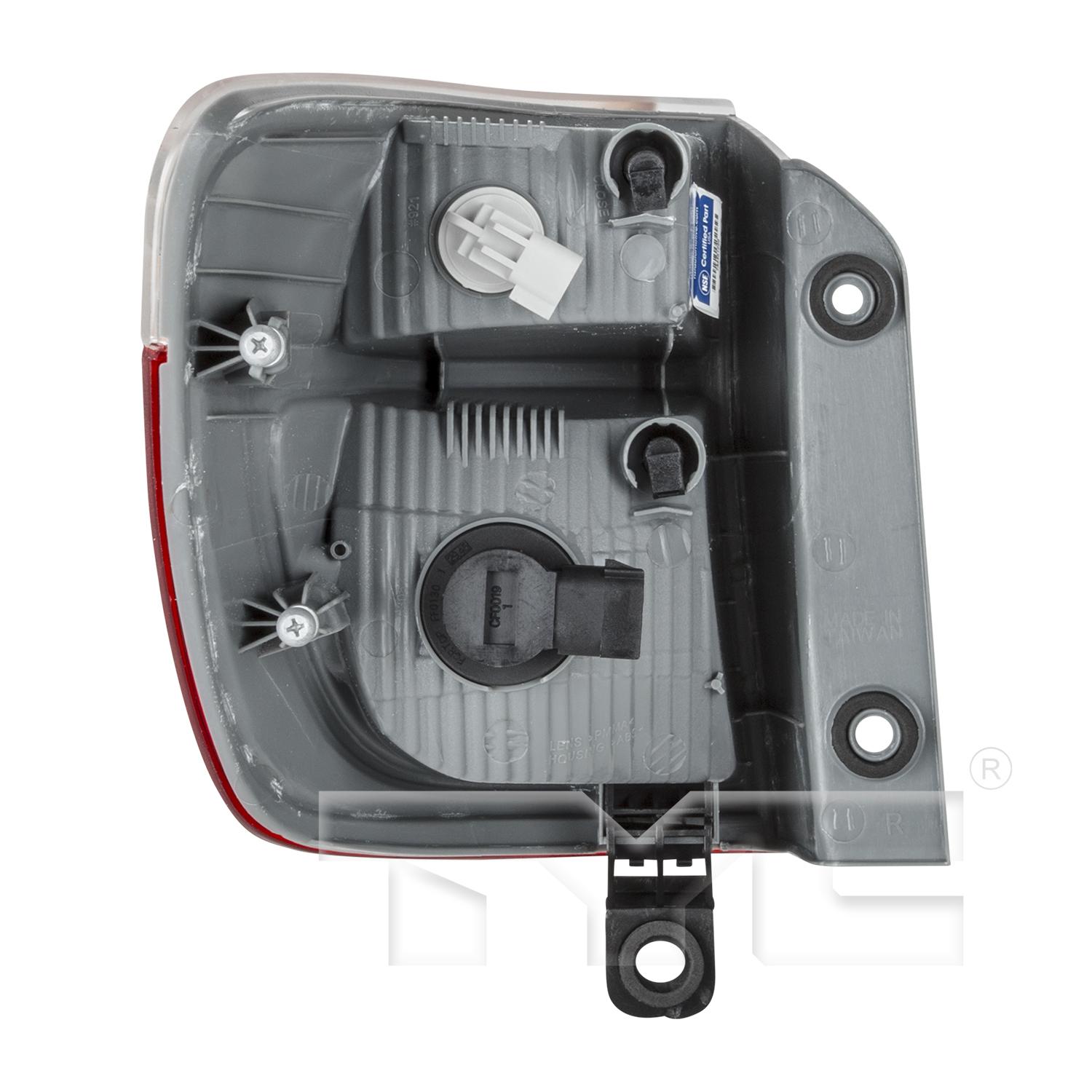 TYC 11642500 - Tail Light Assembly TYC 11642500 Tail Light Assembly product image 2 of 6