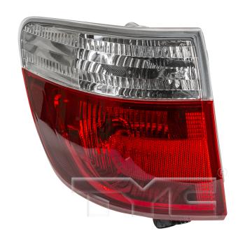 2012 Dodge Durango Tail Light Assembly Left Outer TYC 11642600 image 3 of 4