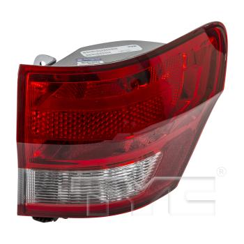 2012 Jeep Grand Cherokee Tail Light Assembly Right Outer TYC 11642700 image 4 of 4