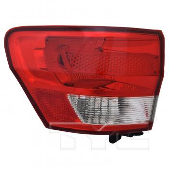 2012 Jeep Grand Cherokee Tail Light Assembly Left Outer TYC 116428009 image 1 of 4