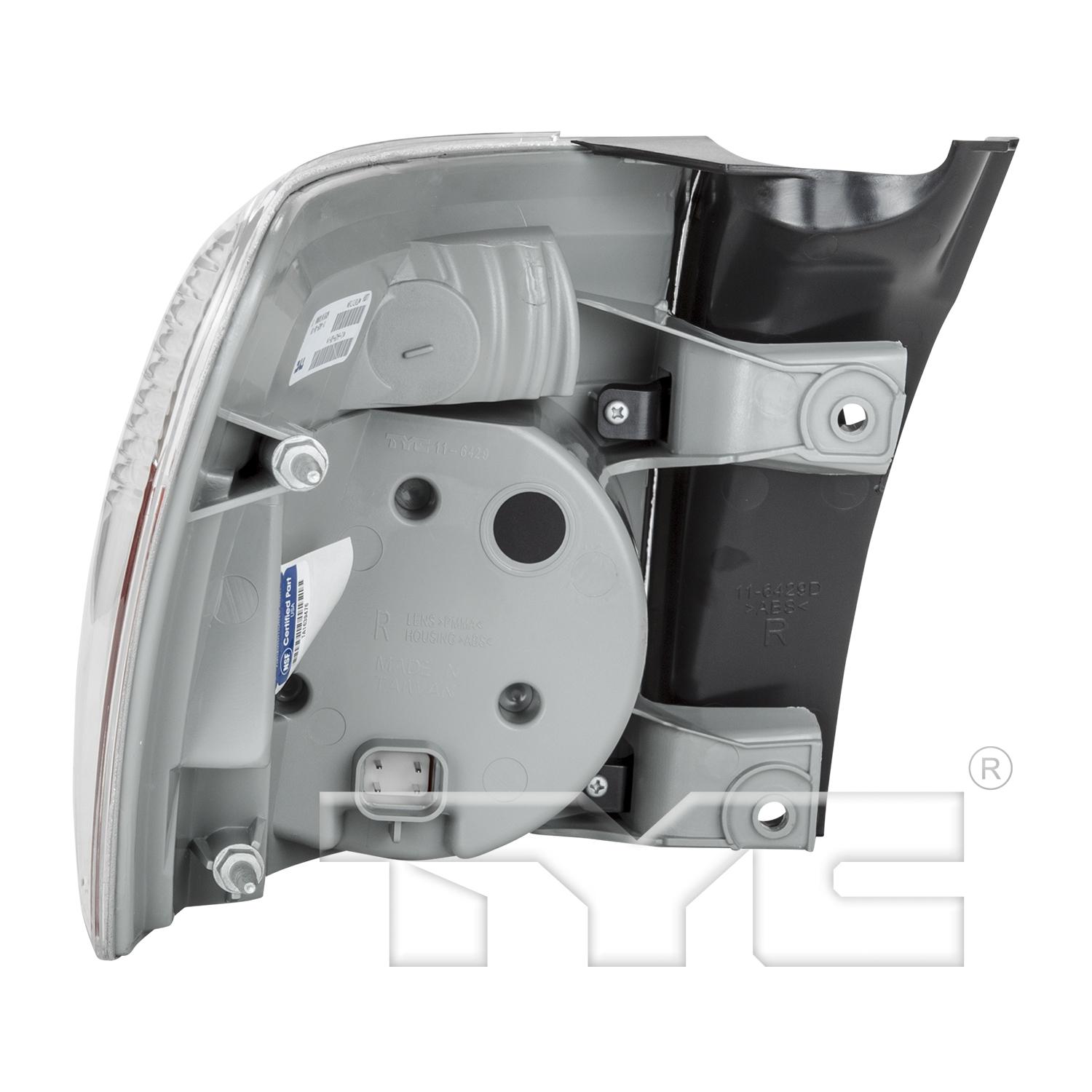 TYC 116429001 - Tail Light Assembly TYC 116429001 Tail Light Assembly product image 2 of 6