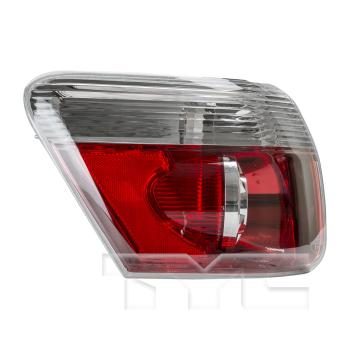 2009 GMC Acadia Tail Light Assembly Left Outer TYC 11643000 image 3 of 4