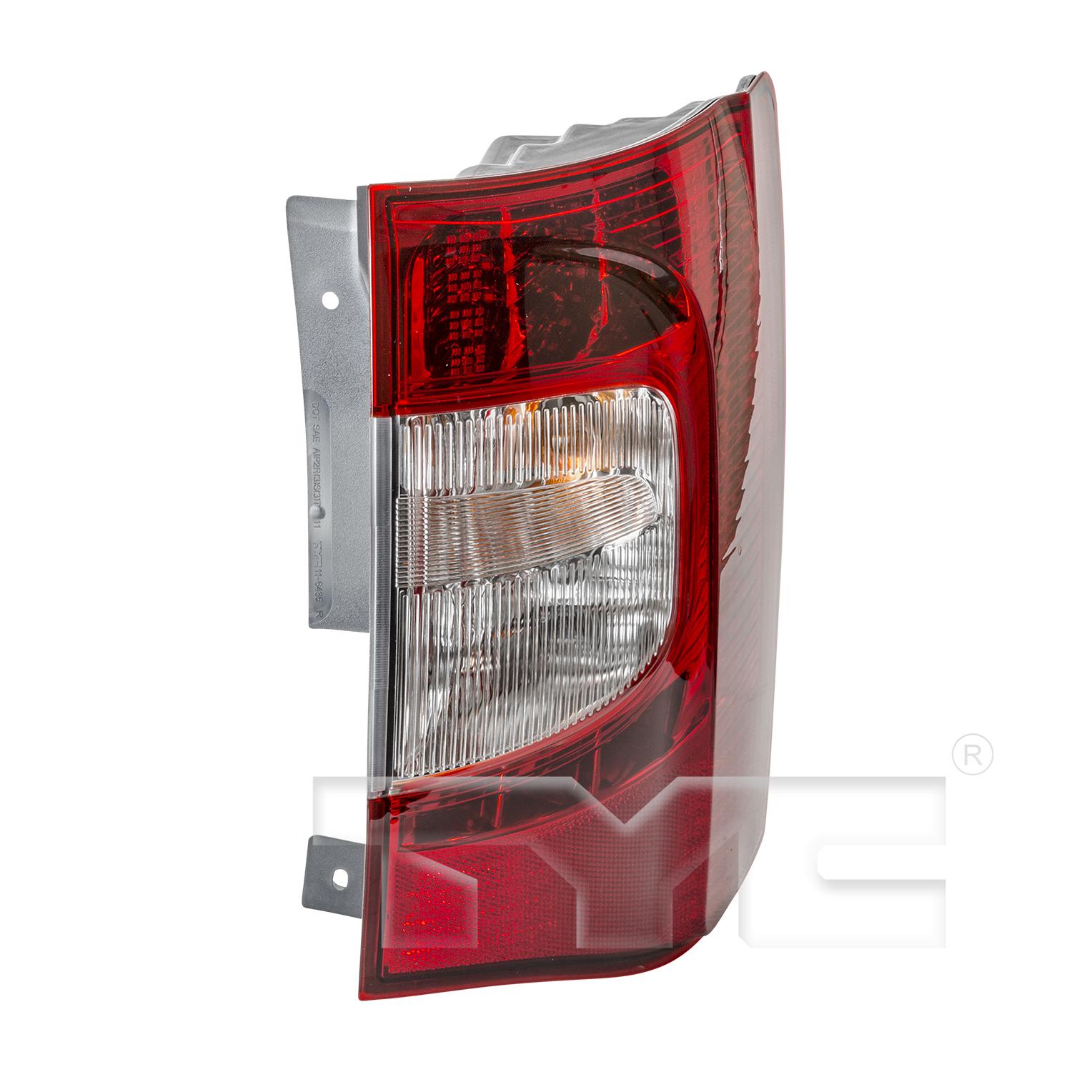 TYC 11643500 Tail Light Assembly product image 1 of 6