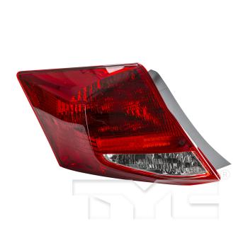 2012 Honda Accord Tail Light Assembly Left TYC 11645000 image 3 of 4