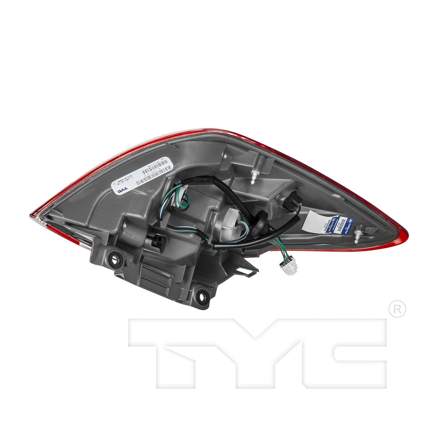 TYC 116455901 Tail Light Assembly product image 6 of 6