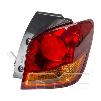 2012 Mitsubishi Outlander Sport Tail Light Assembly Right Outer TYC 11645700 image 2 of 4