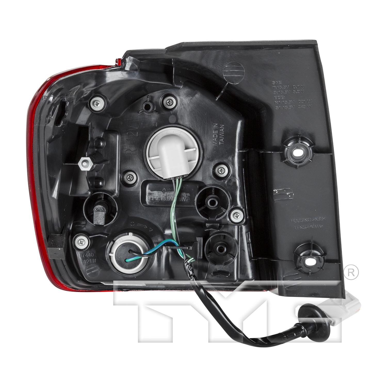 TYC 116457001 - Tail Light Assembly TYC 116457001 Tail Light Assembly product image 2 of 6