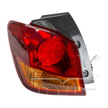 2012 Mitsubishi Outlander Sport Tail Light Assembly Left Outer TYC 11645800 image 3 of 4